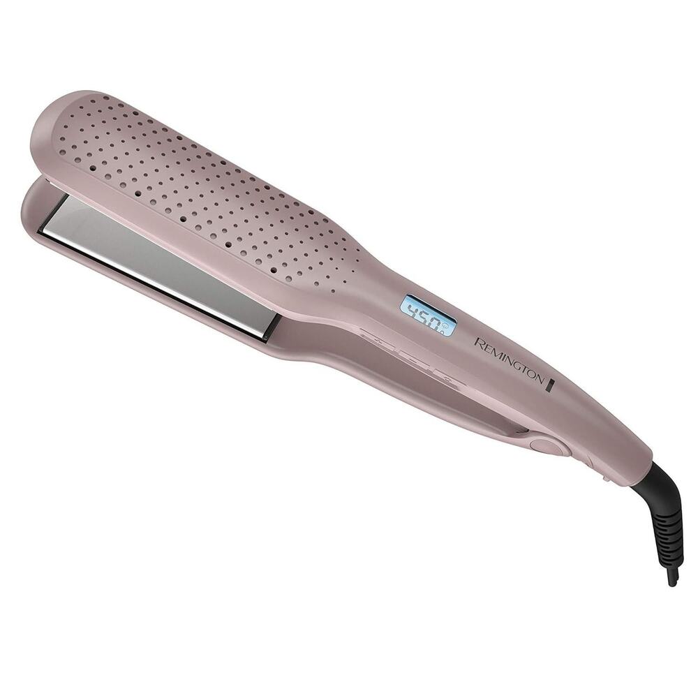Remington Flat Iron Hair Straightener 1 3/4in Ceramic Titanium Pink Digital 450F